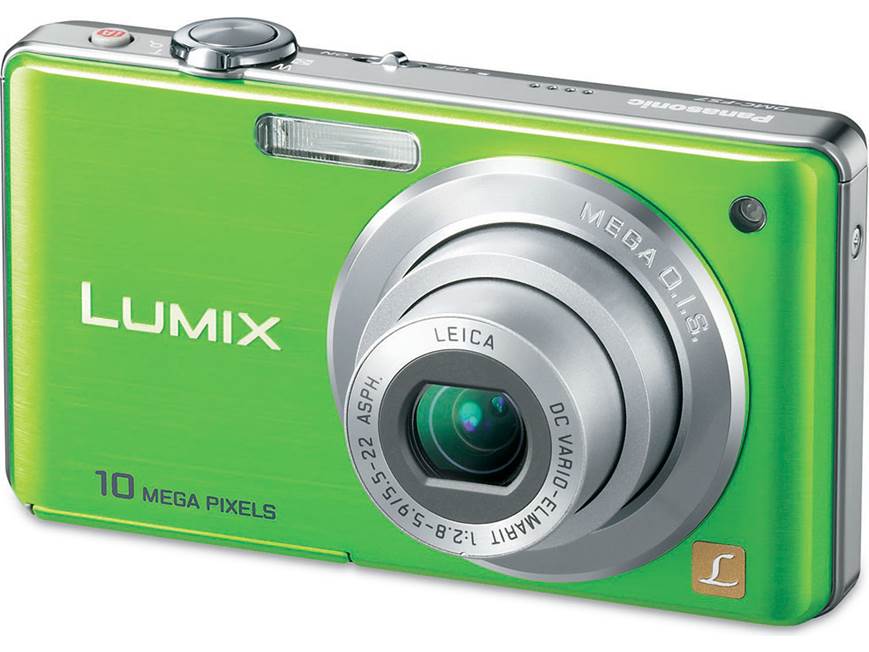 Panasonic Lumix DMC-FS7 (Green) 10.1-megapixel digital camera with