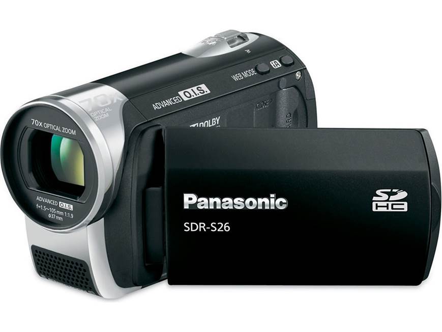 Panasonic SDR-S26 (Black) SD™ memory card camcorder (Black) at