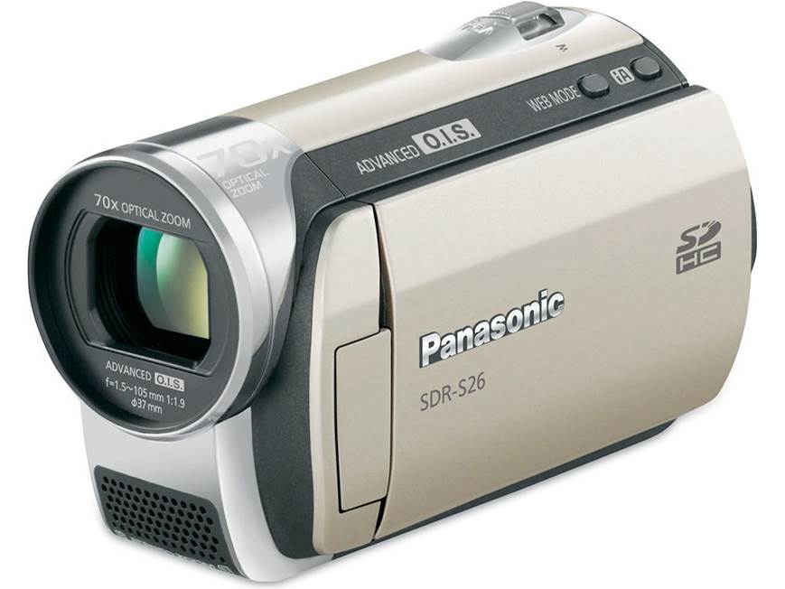Panasonic SDR-S26 (Black) SD™ memory card camcorder (Black) at