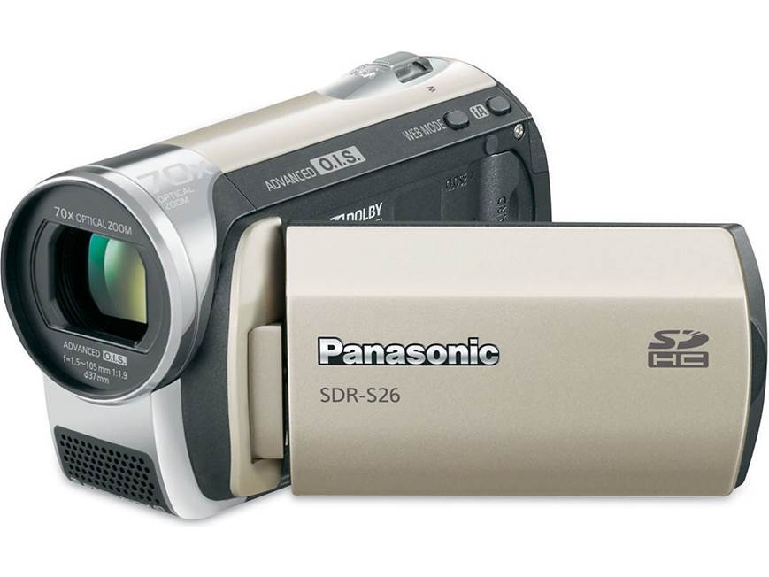 Panasonic SDR-S26 (Black) SD™ memory card camcorder (Black) at