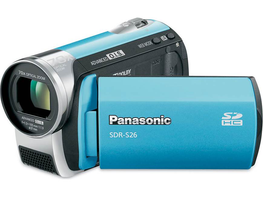 Panasonic SDR-S26 (Blue) SD™ memory card camcorder (Blue) at