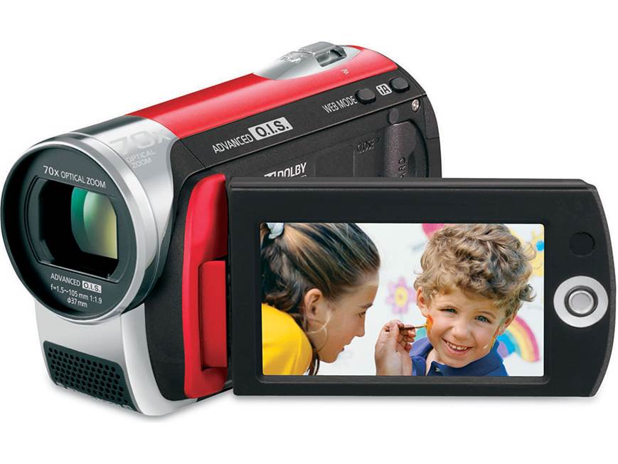 Panasonic SDR-S26 (Red) SD™ memory card camcorder (Red) at Crutchfield