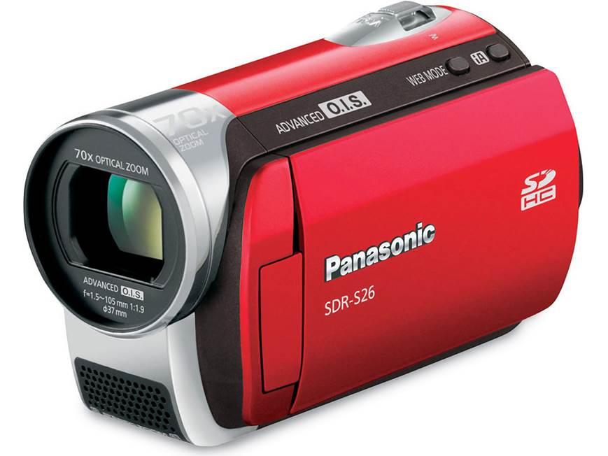 Panasonic SDR-S26 (Black) SD™ memory card camcorder (Black) at