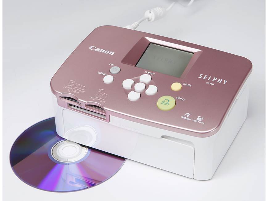 Canon Selphy™ CP760 (Pink) Compact photo printer at Crutchfield