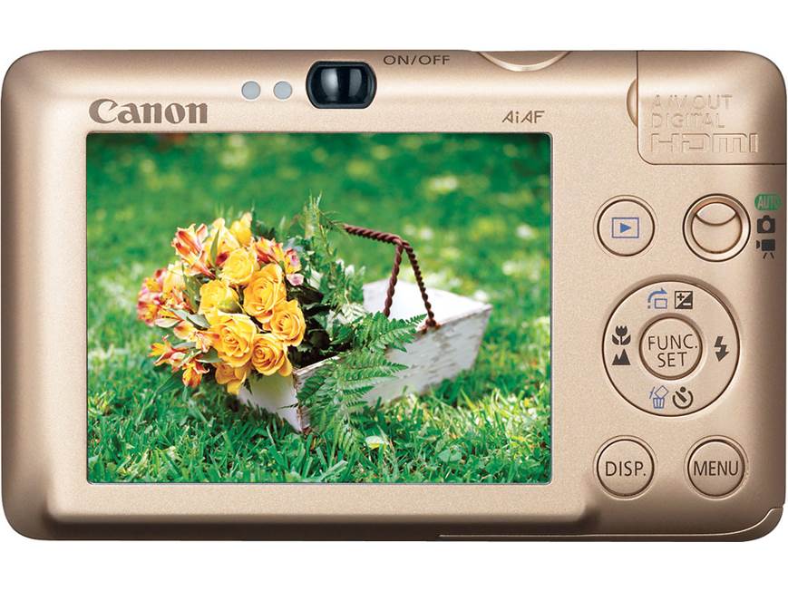 Canon PowerShot SD780 IS (Gold) 12-megapixel digital camera with
