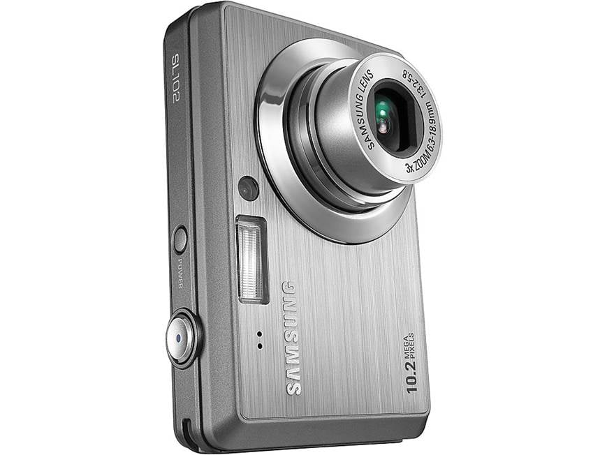 Samsung SL102 (Silver) 10.2-megapixel digital camera with 3X