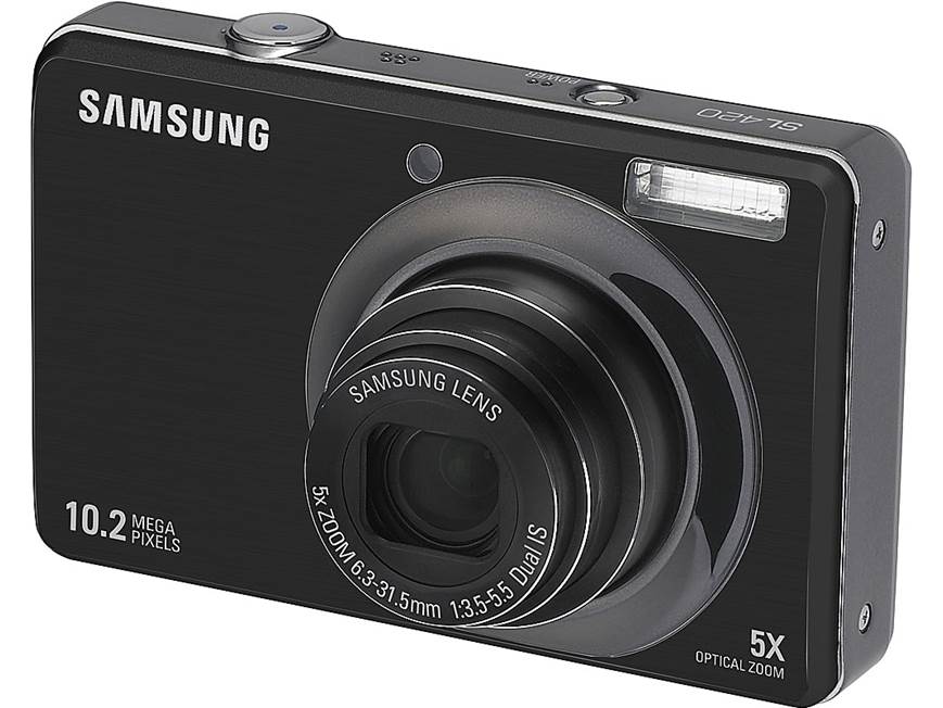 Samsung SL420 (Black) 10.2-megapixel digital camera with 5X