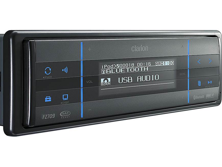 Clarion FZ709 Digital media receiver at Crutchfield
