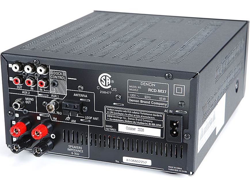 ラジオ・コンポ DENON.M37 Denon D-M37 CD/AM/FM micro system at Crutchfield