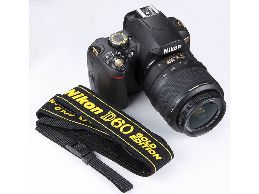 Nikon D60 Black Gold Special Edition Kit 10.2-megapixel digital
