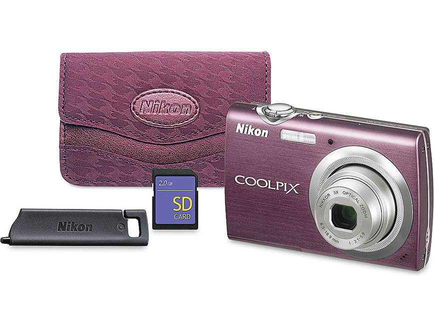 Nikon Coolpix S230 Digital Camera Package Coolpix S230 in plum