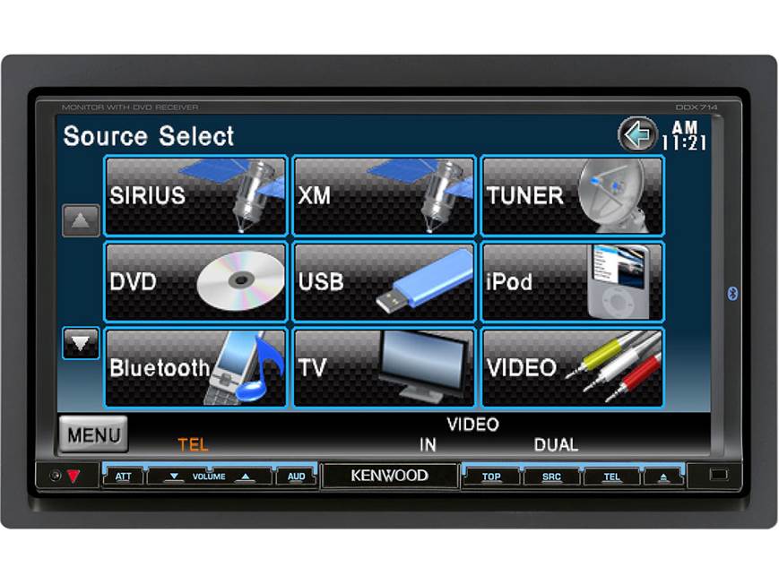Kenwood DDX714 DVD receiver (New Stock) at Crutchfield