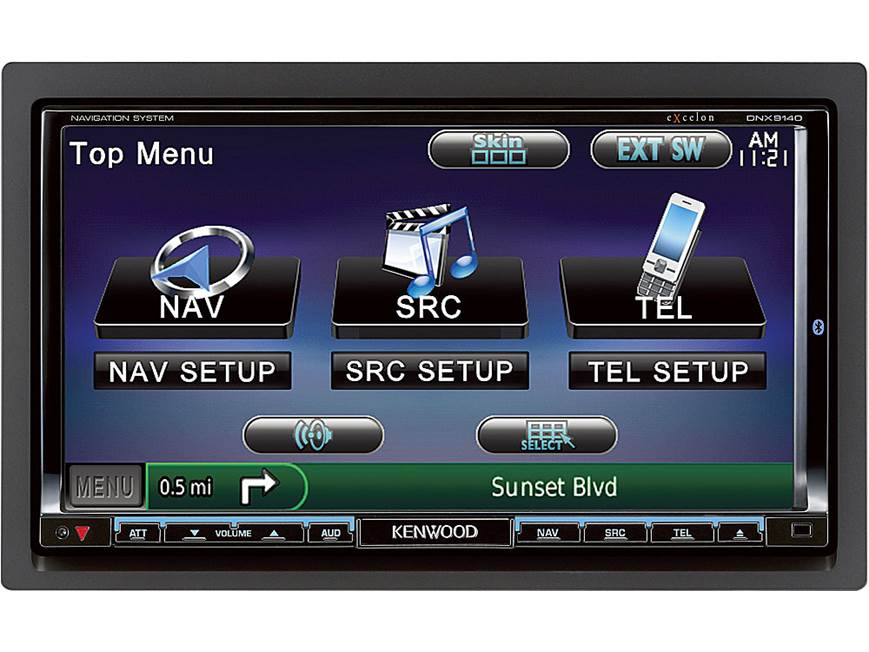 Kenwood Excelon DNX9140 Navigation receiver (New Stock) at Crutchfield