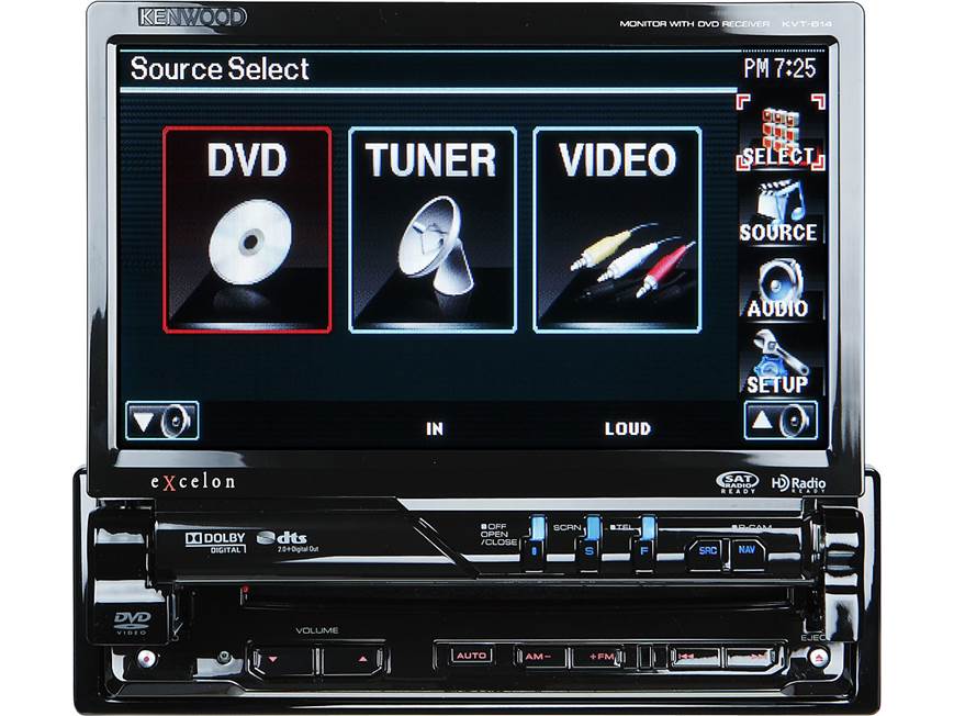 Kenwood Excelon KVT-614 DVD receiver (New Stock) at Crutchfield