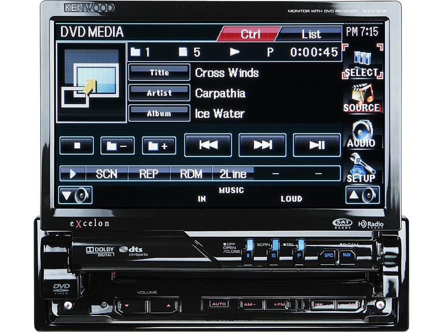 Kenwood Excelon KVT-614 DVD receiver (New Stock) at Crutchfield