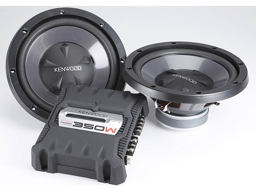 Kenwood Party Pack Includes the KAC-5204 2-channel amplifier and