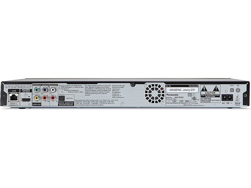 Panasonic DMP-BD60K Blu-ray Disc™ high-definition player at