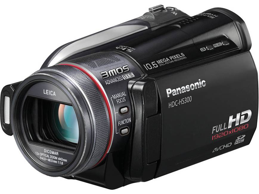 Panasonic HDC-HS300 120GB HD hard drive/SD™ memory card camcorder