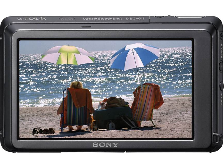 Sony Cyber-shot® DSC-G3 10.1-megapixel Wi-Fi® digital camera with