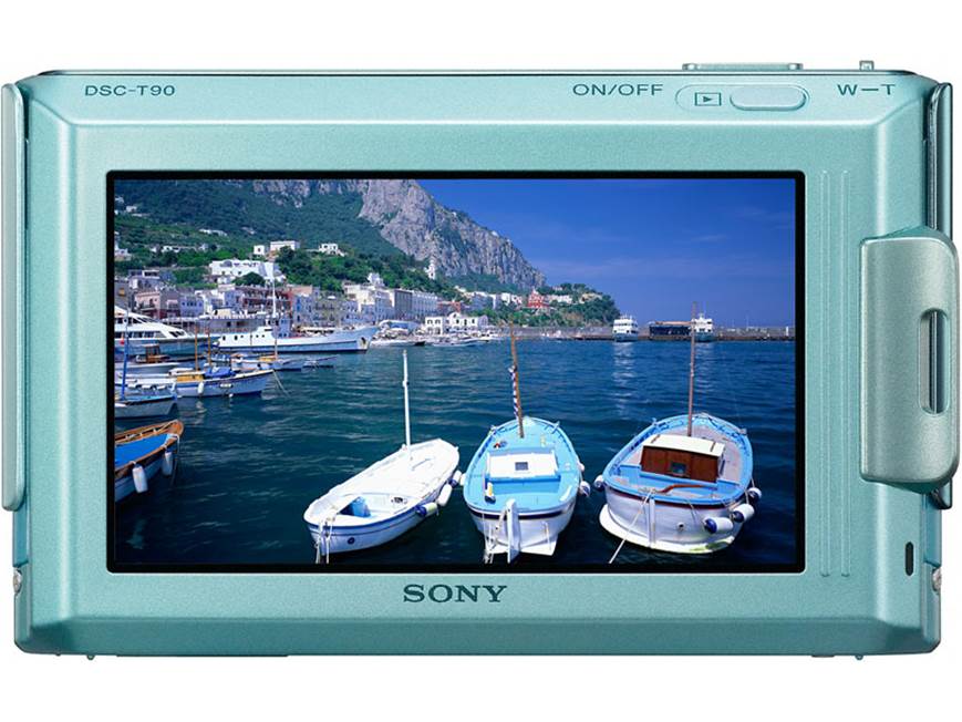 Sony Cyber-shot® DSC-T90 (Blue) 12.1-megapixel digital camera with