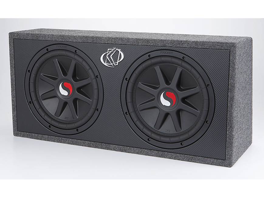 Kicker 09DS12C Sealed enclosure with dual 12