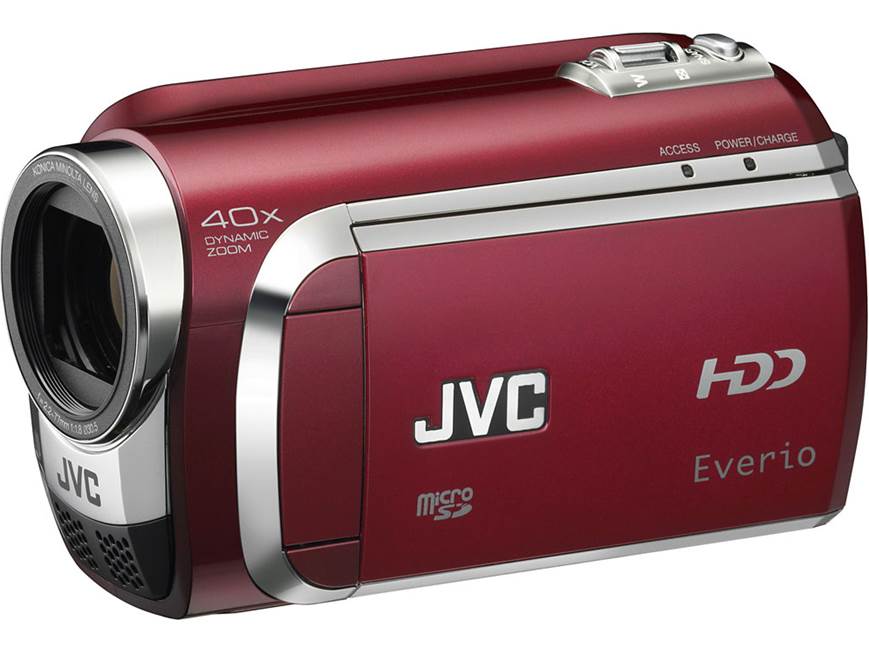 JVC GZ-MG630 Everio G (Red) 60GB hard disk drive/micro SDHC