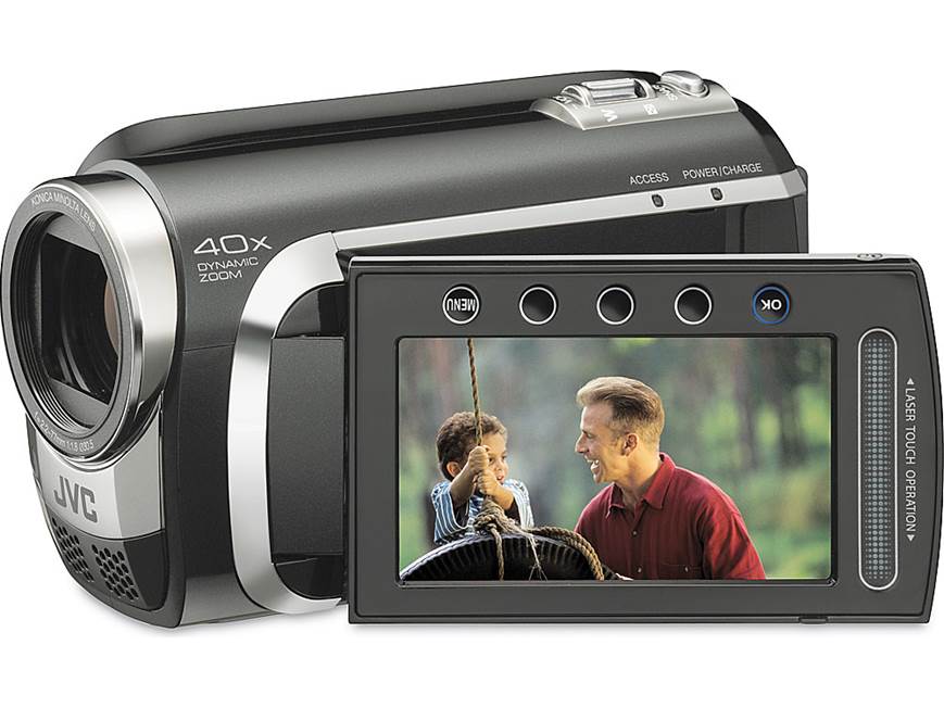 JVC GZ-MG670 Everio G 80GB hard disk drive/micro SDHC™ memory card