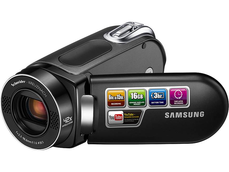 Samsung SMX-F34 (Black) 16GB flash memory/SD™ memory card