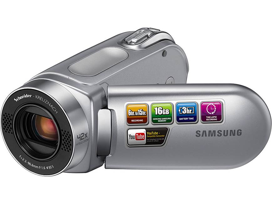 Samsung SMX-F34 (Silver) 16GB flash memory/SD™ memory card