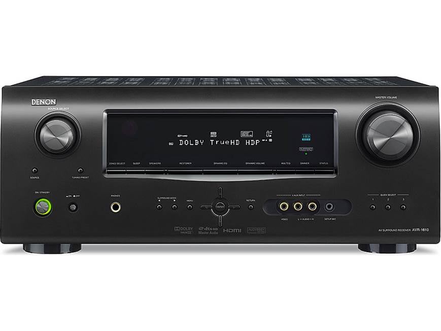 Denon AVR-1610 Home theater receiver with HDMI switching at