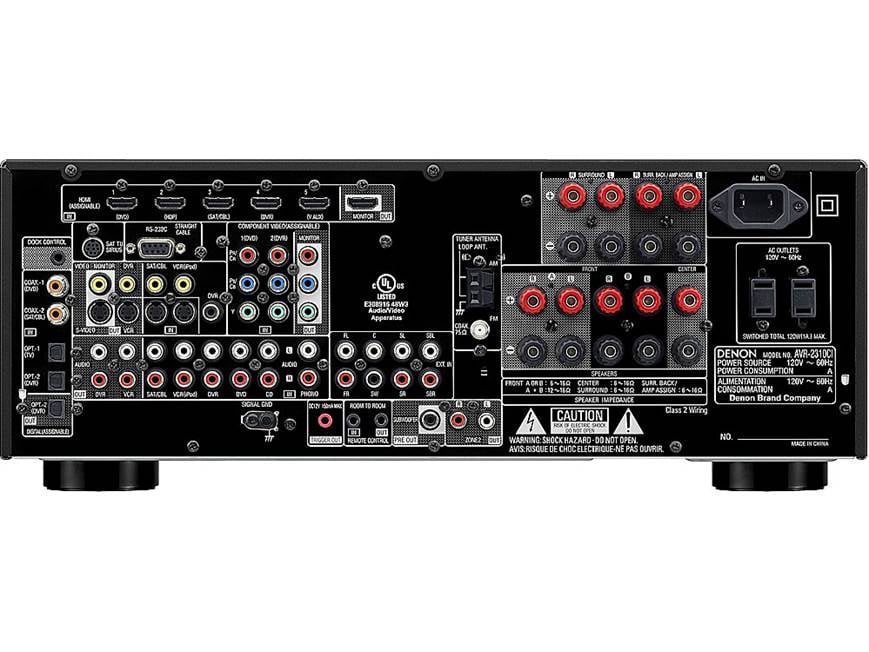 Denon AVR-2310CI Home theater receiver with HDMI switching and