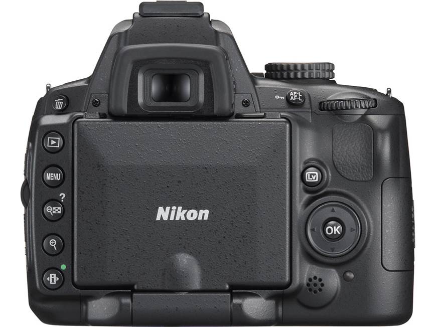 Nikon D5000 Two-lens Kit 12.3-megapixel digital SLR camera with 18