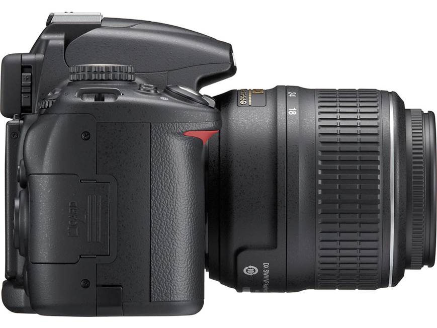 Nikon D5000 Two-lens Kit 12.3-megapixel digital SLR camera with 18