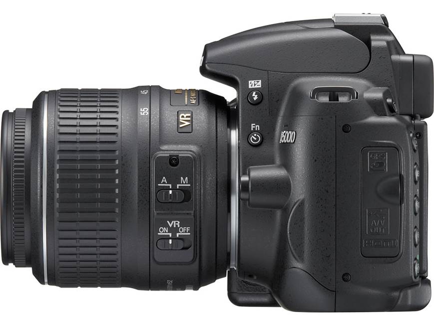 Nikon D5000 Two-lens Kit 12.3-megapixel digital SLR camera with 18