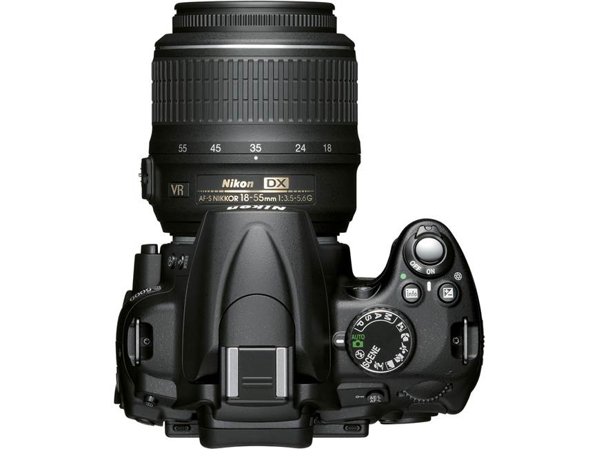 Nikon D5000 Two-lens Kit 12.3-megapixel digital SLR camera with 18