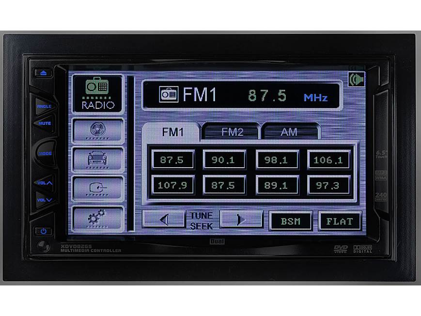 Dual XDVD8265 DVD receiver at Crutchfield