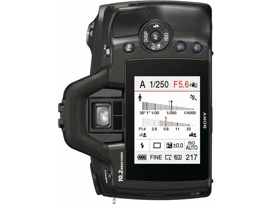 Sony Alpha DSLR-A230 Two-lens Kit 10.2-megapixel digital SLR