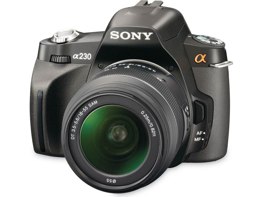 Sony Alpha DSLR-A230 Kit 10.2-megapixel digital SLR camera with 18