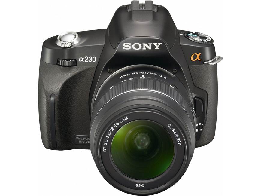 Sony Alpha DSLR-A230 Two-lens Kit 10.2-megapixel digital SLR