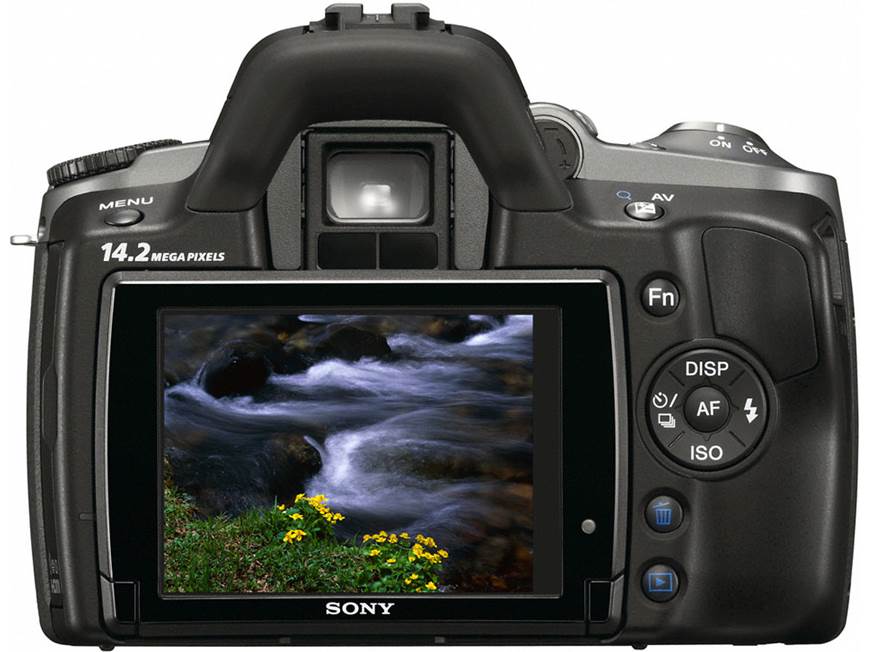 Sony Alpha DSLR-A380 Two-lens Kit 14.2-megapixel digital SLR