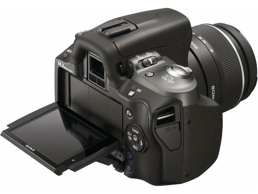 Sony Alpha DSLR-A380 Kit 14.2-megapixel digital SLR camera with 18