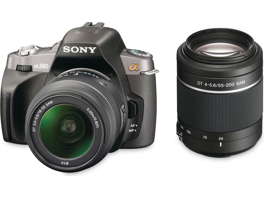 SONY α380 DT 18-55mm レンズキット Sony Alpha DSLR-A380 Two-lens Kit 14.2-megapixel digital SLR