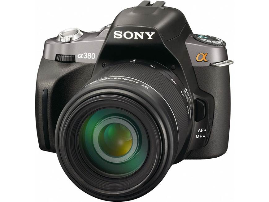 Sony α DSLR A-380 デジタル一眼レフカメラセット Sony Alpha DSLR-A380 Two-lens Kit 14.2-megapixel digital SLR