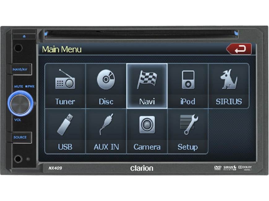 Clarion NX409 Navigation receiver at Crutchfield