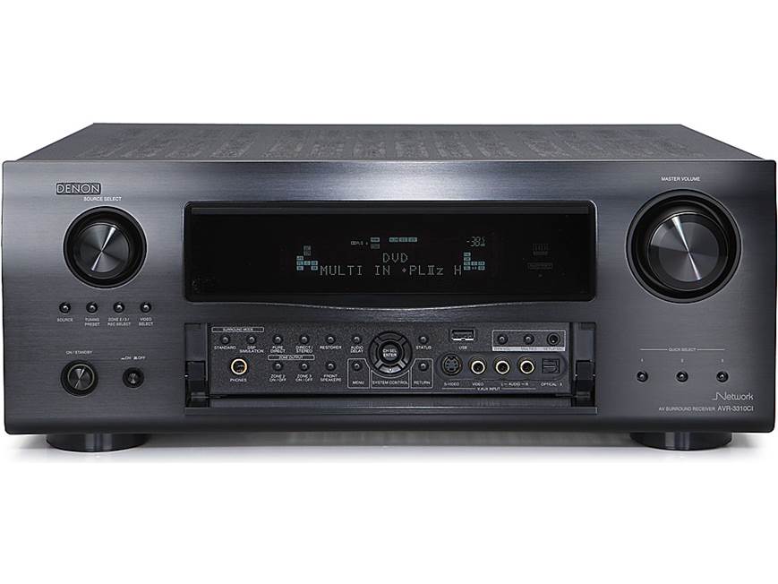 Denon AVR-3310CI Home theater receiver, Internet-ready at Crutchfield