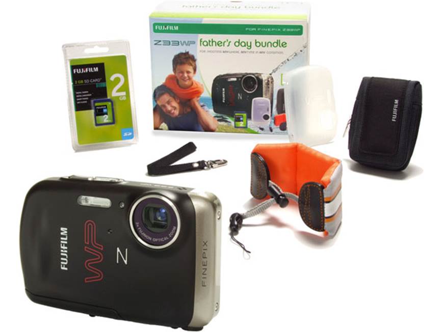 Fujifilm Z33WP Camera Package Waterproof digital camera, 2 cases