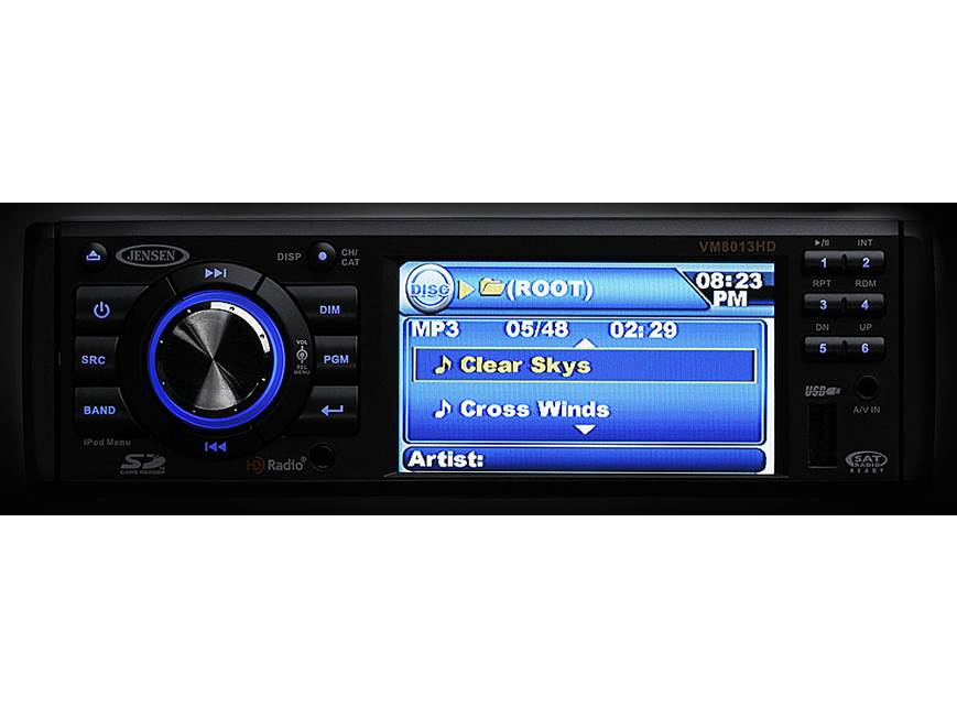 Jensen VM8013HD DVD receiver at Crutchfield