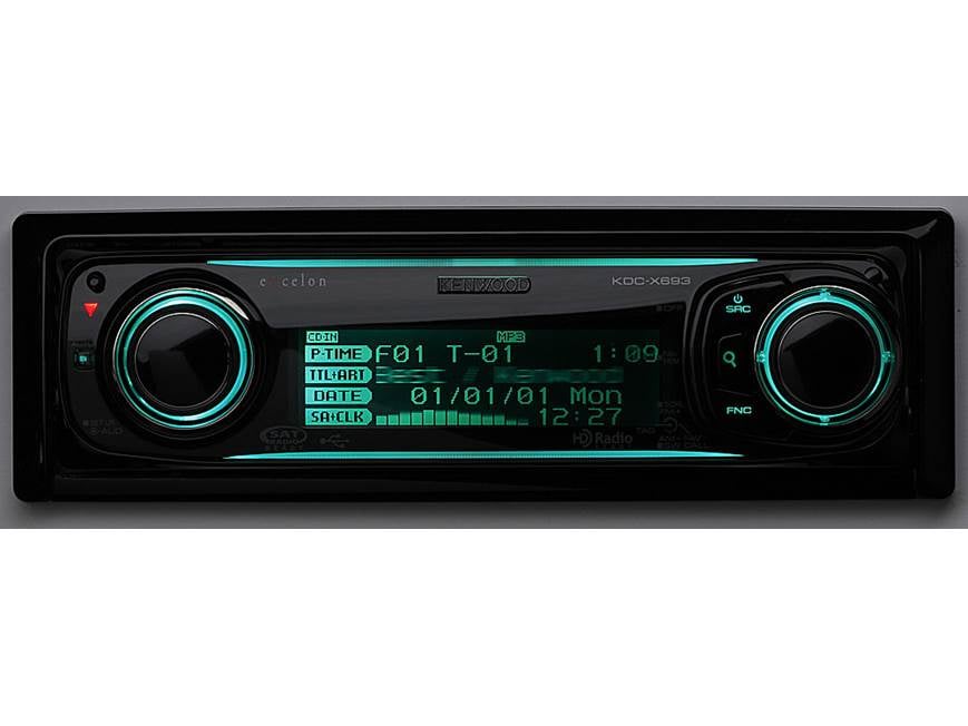 Kenwood Excelon KDC-X693 CD receiver (New Stock) at Crutchfield