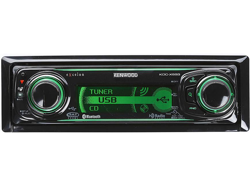 カーオーディオセット Kenwood Carrozzeria Panasonic Kenwood Excelon KDC-X993 CD receiver (New Stock) at Crutchfield