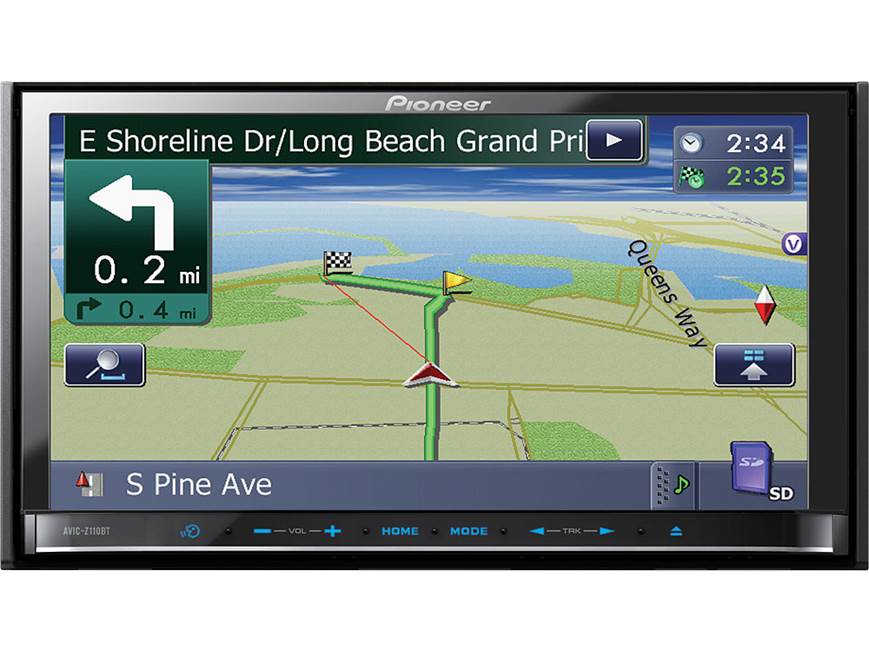 Pioneer AVIC-Z110BT Navigation receiver at Crutchfield